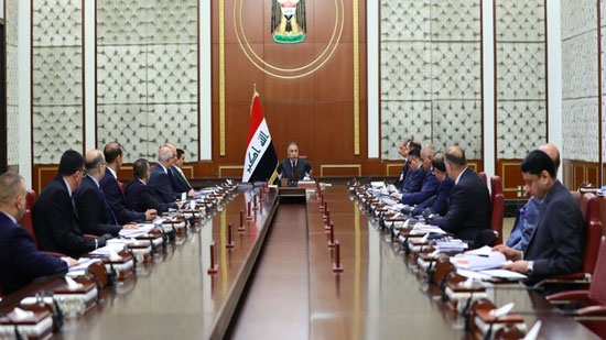 الجلسة الأولى لمجلس الوزراء العراقي برئاسة مصطفى الكاظمي