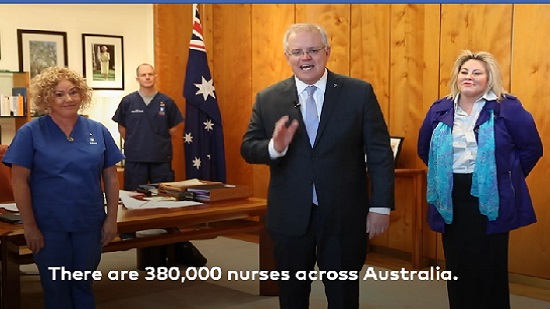 رئيس الوزراء الأسترالى يتقدم بالتهنئة والشكر لطواقم التمريض فى اليوم العالمى للتمريض