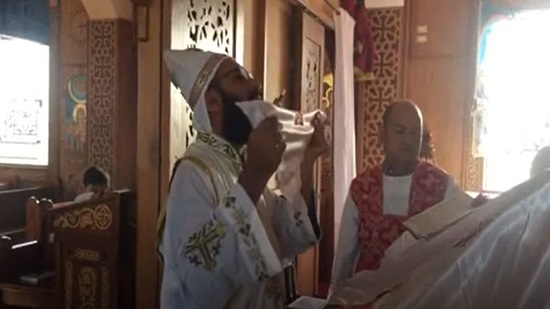 قداس عيد دخول المسيح مصر بالمنيا الجديدة