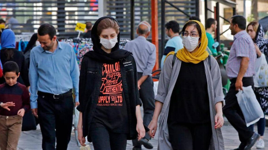 تشعر السلطات الإيرانية بقلق إزاء ارتفاع عدد الإصابات