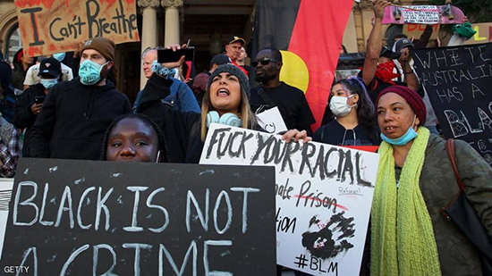 احتجاجات أستراليا ضد العنصرية