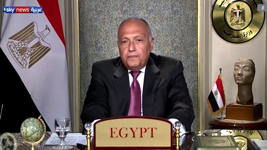  سامح شكري  وزير الخارجية المصري