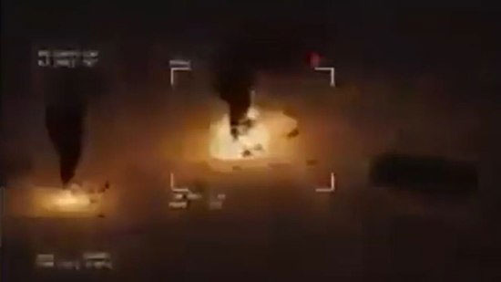 شاهد| عملية قصف قاعدة الوطية في ليبيا