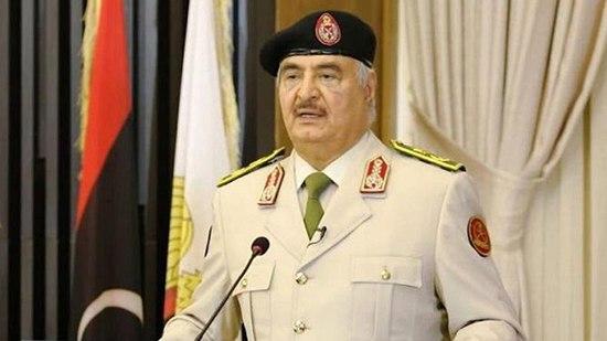  المشير خليفة حفتر  قائد الجيش الوطني الليبي