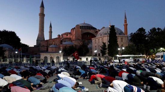 اليونان ترد على خطوة تحويل آيا صوفيا مسجدًا