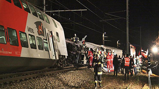 إصابة العشرات في حادث تصادم قطارين بعاصمة التشيك