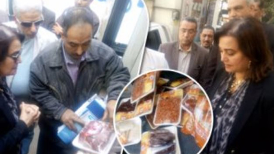  ضبط 7 طن كفتة وبرجر ودهون حيوانية منتهية الصلاحية في مصنع غير مرخص بمدينة السادات