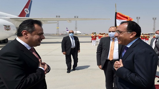 رئيس الوزراء يستقبل نظيره اليمني وجلسة مباحثات موسعة اليوم
