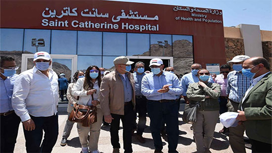 تطوير مستشفى سانت كاترين ورئيس الوزراء يتفقد أقسامها