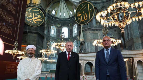  رئيس الوزراء اليوناني: حضور أردوغان الصلاة في 