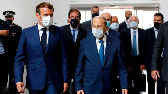 ماكرون: فرنسا ستدفع المجتمع الدولي لمساعدة لبنان