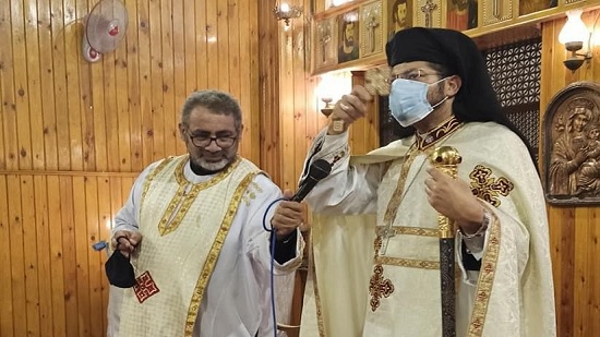  كنيسة عذراء السجود تستقبل الأنبا باخوم