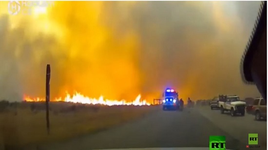  فرق الإطفاء تواصل إخماد حرائق الغابات في كاليفورنيا 
