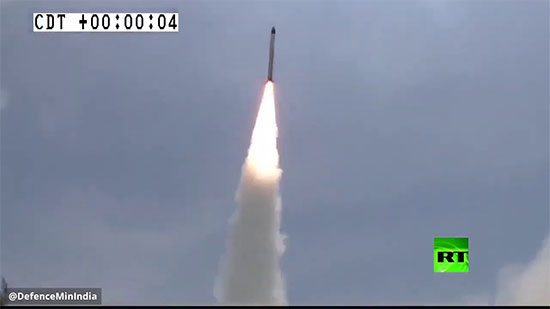 فيديو .. الهند تجري اختبارا ناجحا لمنظومة صواريخ فرط صوتية