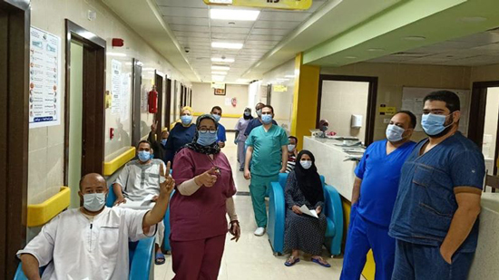 تعافى 380 حالة مصابة بفيروس كورونا من مستشفى قنا العام