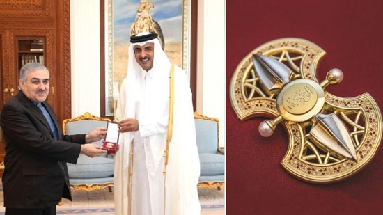  العربية: أمير قطر أهدى 184 حجر ماس وياقوت لسفير إيران بالدوحة