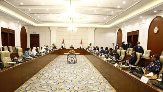 جانب اجتماع مجلس الأمن والدفاع السوداني