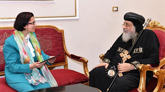 البابا يستقبل سفير مصر في موريشيوس
