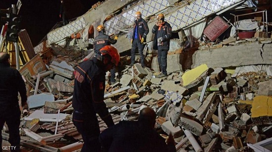 ارتفاع ضحايا الزلزال في تركيا