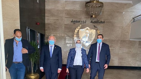 وزيرة الصحة تصل إلى بورسعيد بالتزامن مع مرور عام على إطلاق منظومة التأمين الصحي الشامل