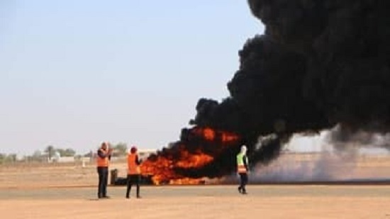 مطار أبو سمبل يجري تجربة طوارئ واسعة النطاق
