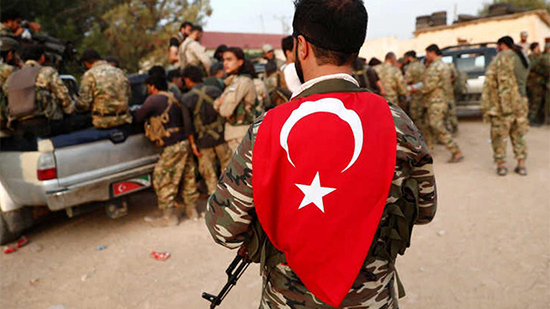الغزو التركي لليبيا والعراق وسوريا