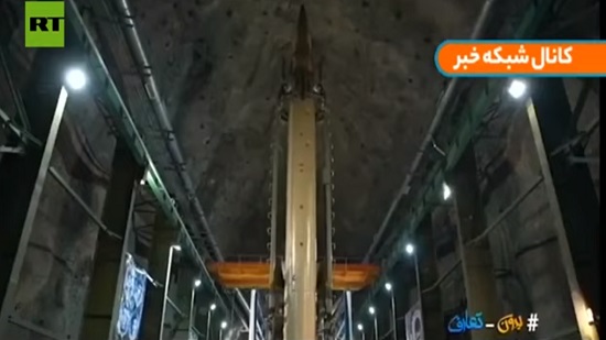  إيران تنشر فيديو تقول انه لهجوم صاروخي على القوات الأمريكية بالعراق 
