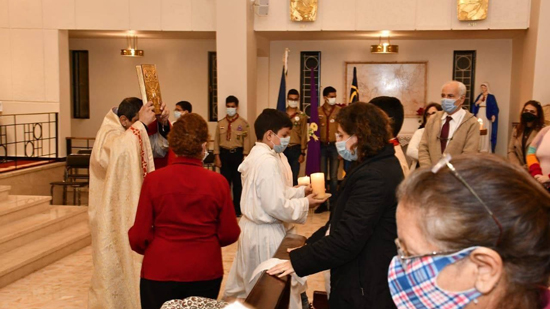 كنيسة القديسة تريزا الطفل يسوع تشهد الاحتفال بعيد القديس مارون