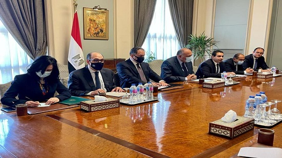 وزير الخارجية يبحث قضية سد النهضة مع مسؤول برئاسة الاتحاد الأفريقي