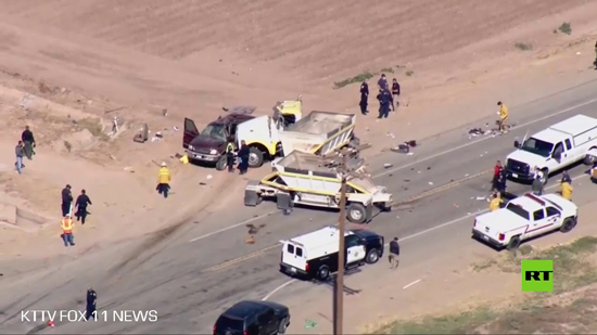 فيديو .. مقتل 13 شخص في ولاية كاليفورنيا 