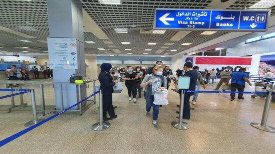 بالصور.. مطار شرم الشيخ يستقبل أولى الرحلات القادمة من ليتوانيا