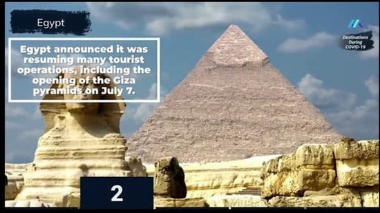 موقع أمريكي يختار مصر من الوجهات السياحية العالمية التي يمكن السفر إليها