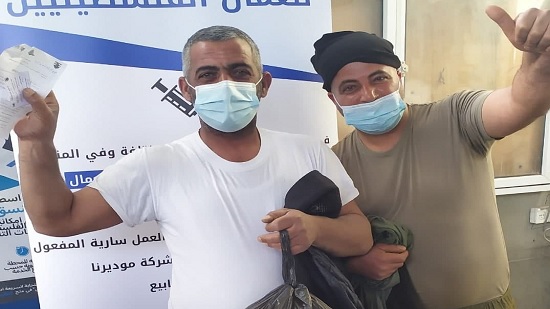  حملة إسرائيلية لتطعيم 120 الف فلسطيني ضد كورونا 