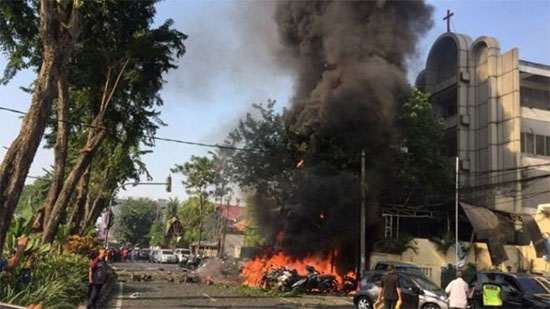 مقتل اثنين من منفذي الهجوم على كنيسة بإندونيسيا