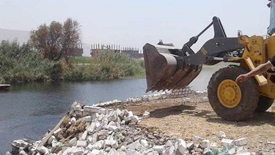  إزالة  182 حالة تعد على نهر النيل 