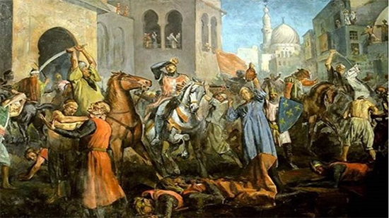 الحملة الصليبية الرابعة تجتاح القسطنطينية