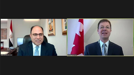 سفير مصر في كندا يجري لقاءات مكثفة مع أعضاء البرلمان الكندي بشأن سد النهضة
