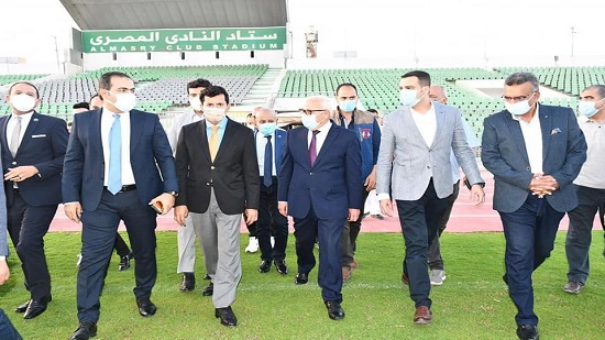  وزير الرياضة ومحافظ بورسعيد يقومان بجولة تفقدية للمنشآت الشبابية والرياضية بالمحافظة 
