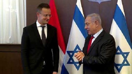  فيديو .. نتنياهو لوزير الخارجية المجري : أنتم أصدقاء إسرائيل الرائعون
