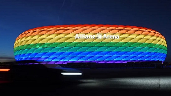  دعم المثليين يزيد من إثارة مباراة ألمانيا والمجر فى ملعب ميونخ