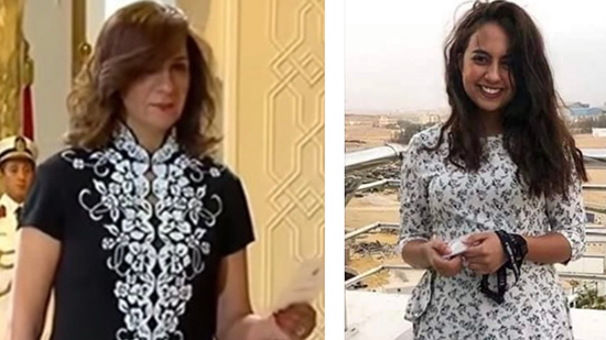 فستان الجامعية حبيبة يعيد للأذهان فستان الوزيرة نبيلة