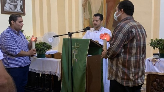  كنيسة العذراء بروما تستقبل الشمامسة الجدد من مصر 

