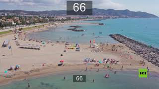 إسبانيا تستخدم الدرونات لإحصاء المستجمّين على الشواطئ
