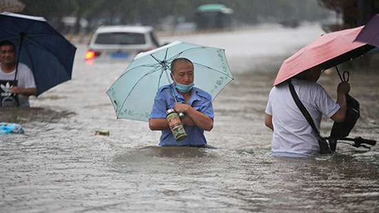 ضحايا فيضانات الصين
