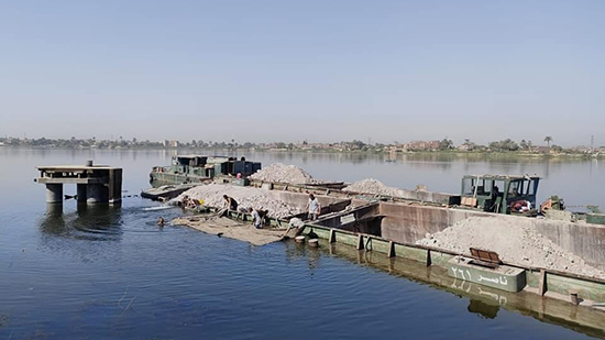 غرق الوحدة النهرية ناصر ٦٢ في نهر النيل 