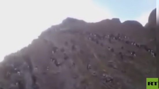 مئات الأفغان يتسلقون الجبال للدخول إلى إيران
