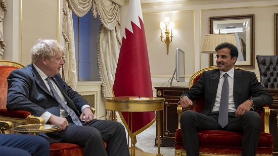  أمير قطر يلتقي رئيس الوزراء البريطاني والأخير يشكره على الدور بأفغانستان 