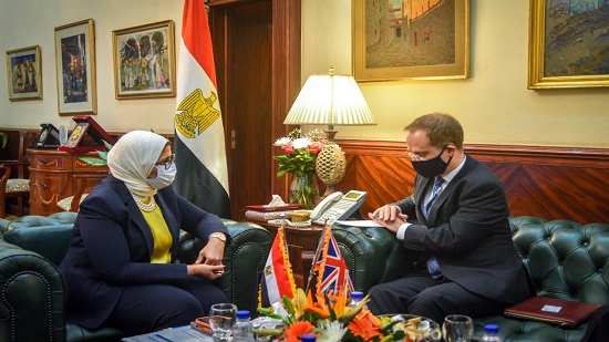وزيرة الصحة تقدم الشكر للحكومة البريطانية لدعمها مصر بأكثر من 299 ألف جرعة من لقاح كورونا
