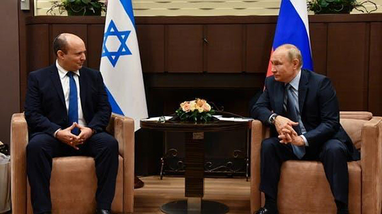 رئيس الوزراء الاسرائيلي للرئيس بوتين : نستطيع أن نوسع رقعة التجارة بيننا وعلينا القيام بذلك