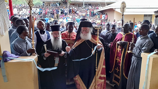 البابا ثيودروس الثاني يبارك جناح القلالي الجديد بدير القديسة ماكرينا بتنزانيا